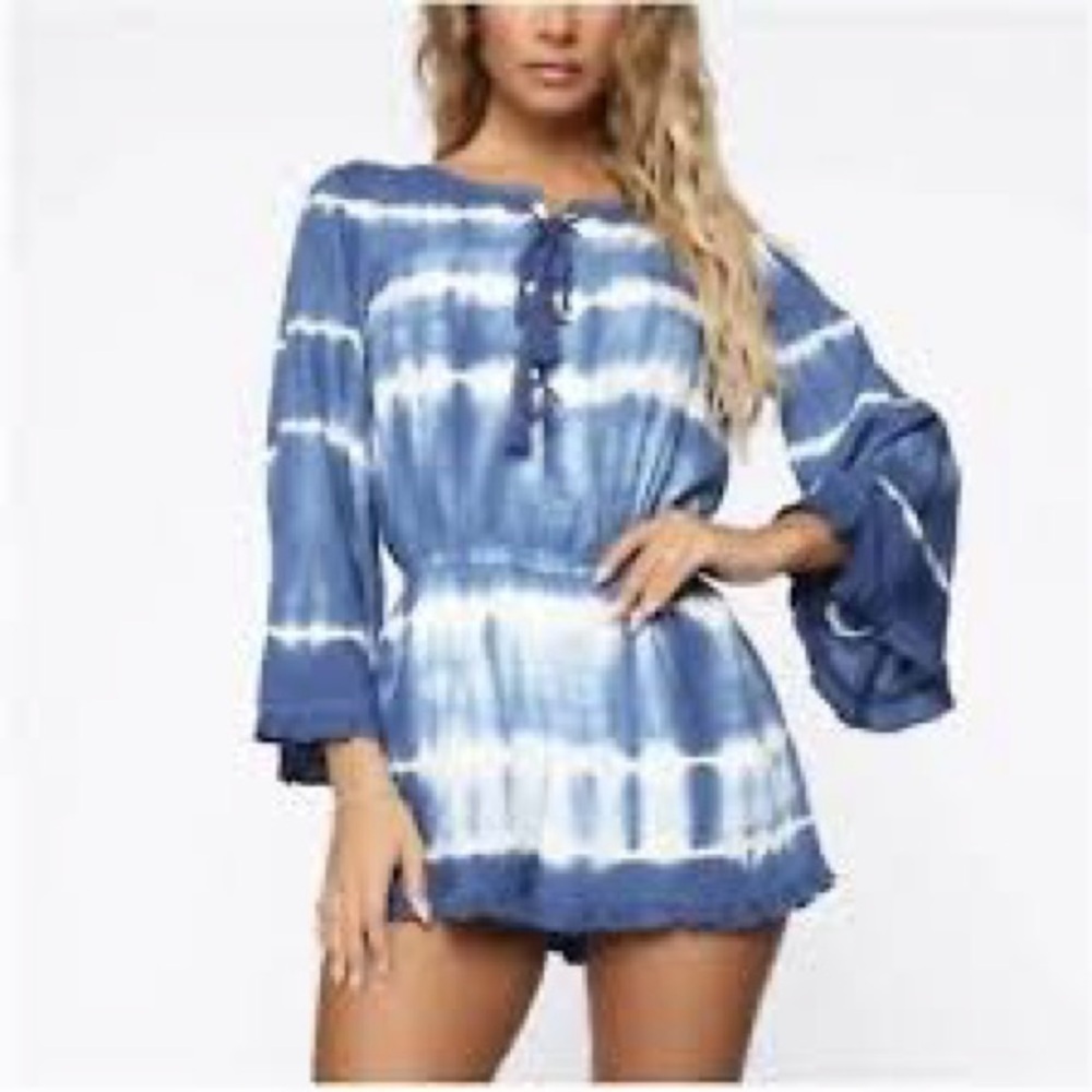 American Eagle tie die romper